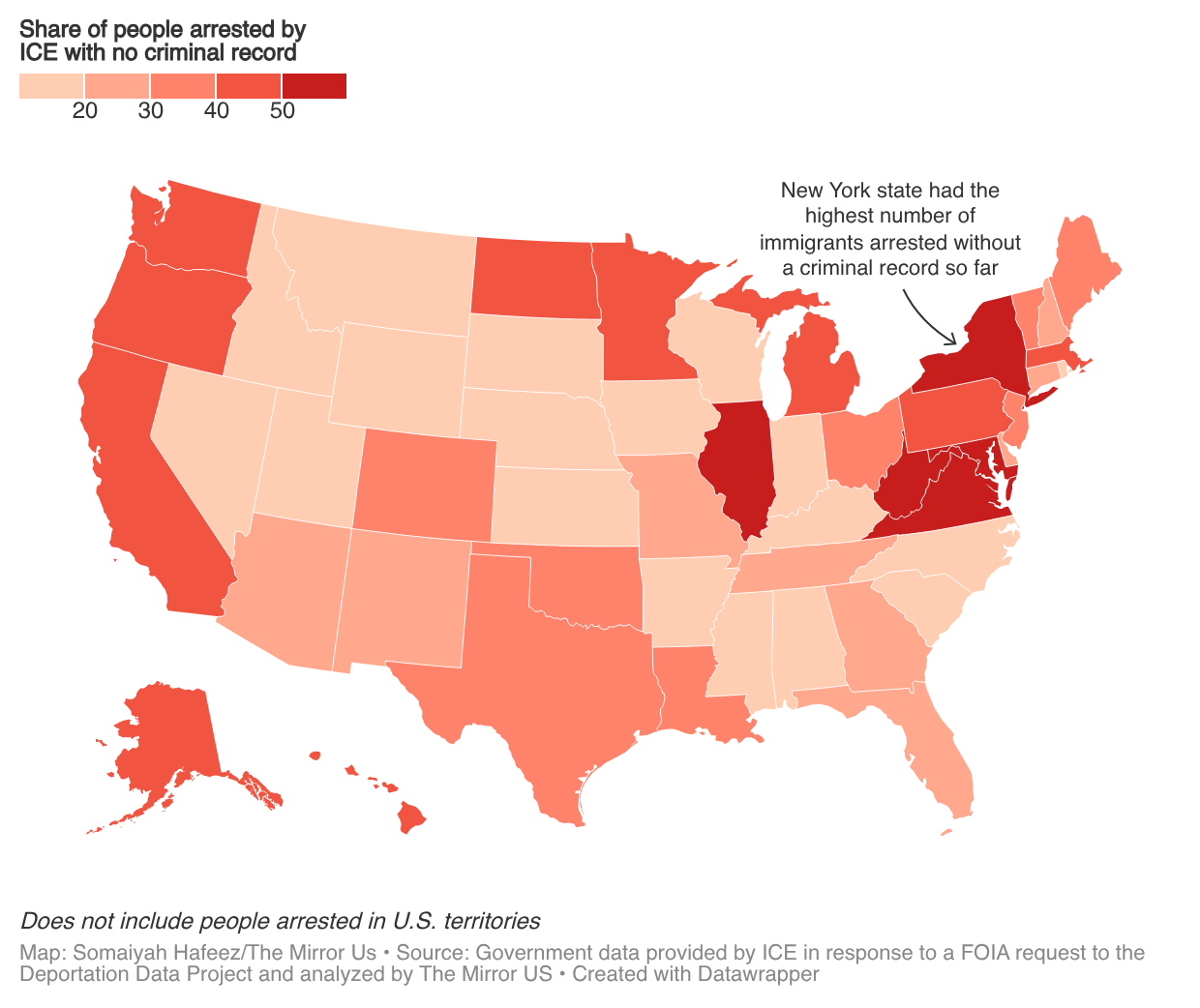 ICE arrests New York